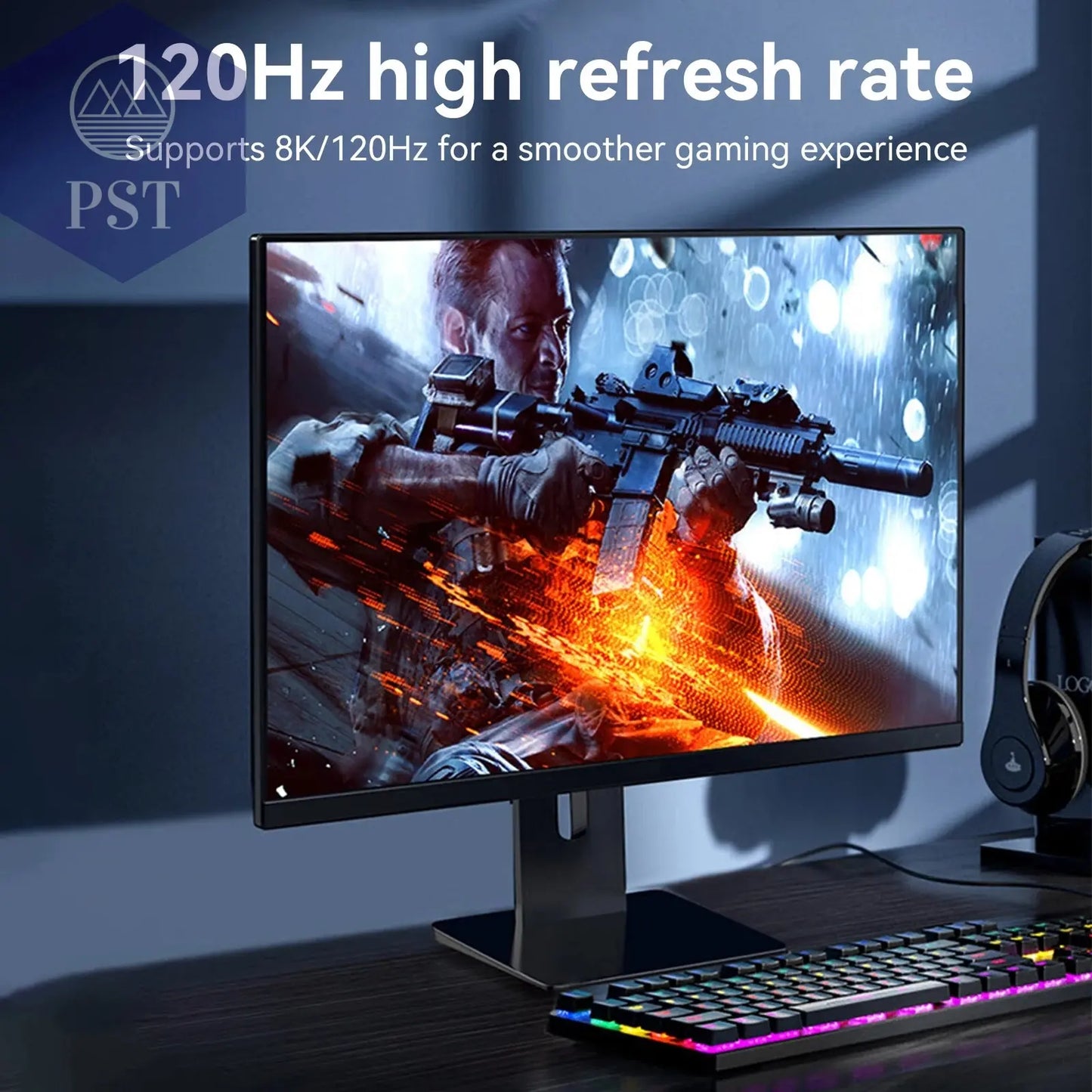 16K DP 2.1 8K@120Hz 4K@240Hz 80Gbps HDR Video Audio Displayport Kabel Display Port für Laptop TV Xbox Projektor Gaming Monitor Cable PST PS Tradings