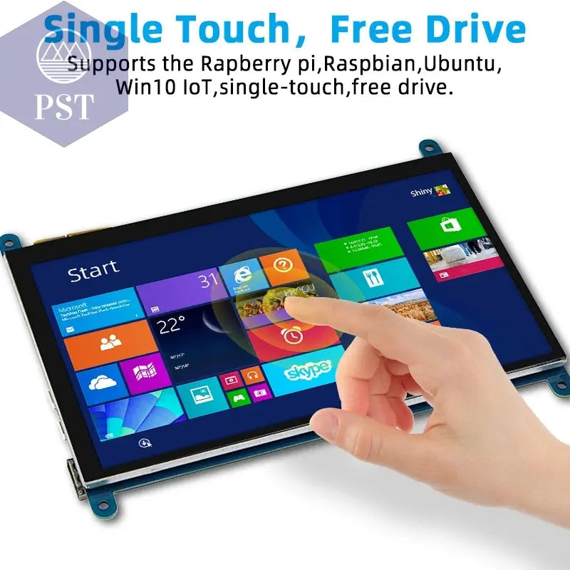 7-Zoll-Touchscreen Raspberry Pi 5 kapazitives HDMI-kompatibles TFT-LCD für Orange Pi 5 Plus 3B RPI 5 4B 3B+ PC Windows AIDA64 Computer & Office - Security & Protection - Video Surveillance - CCTV Accessories PST PS Tradings
