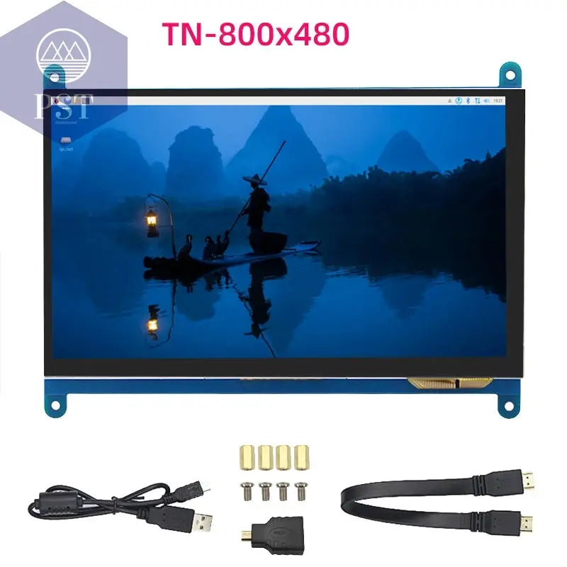 7-Zoll-Touchscreen Raspberry Pi 5 kapazitives HDMI-kompatibles TFT-LCD für Orange Pi 5 Plus 3B RPI 5 4B 3B+ PC Windows AIDA64 Computer & Office - Security & Protection - Video Surveillance - CCTV Accessories PST PS Tradings
