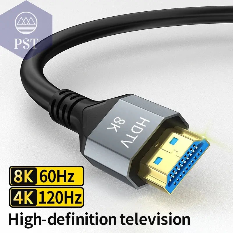 8K HDMI 2.1 Kabel 4K@120Hz 8K@60Hz 48Gbps EARC ARC HDCP Ultra High Speed HDR für RTX Videokabel PC Laptop Projektor HD TV PS5 Elektronik - Medien - Kabel PST PS Tradings