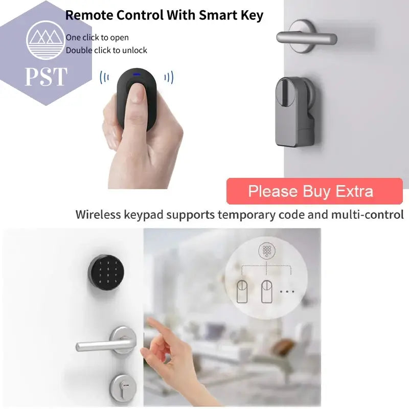 A1 Pro Bluetooth Smart Türschloss Tuya APP Fernbedienung Keyless Entsperren Smart Life Zylinder Einfache Installation PST PS Tradings PST PS Tradings PST PS Tradings A1 Pro Bluetooth Smart Türschloss Tuya APP Fernbedienung Keyless Entsperren Smart Life Zylinder Einfache Installation