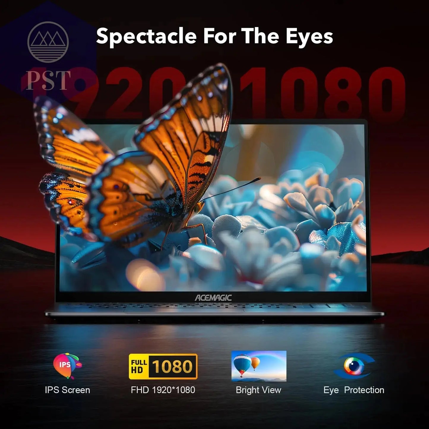 ACEMAGIC Ax16Pro Gaming Laptop 16,1" IPS FHD AMD Ryzen ™ 7 5700U Notebook 16 GB DDR4 + 512 GB PCI-E 53,58 Wh Windows 11 Gaming PC Laptops Mobile Computer PST PS Tradings PST PS Tradings PST PS Tradings