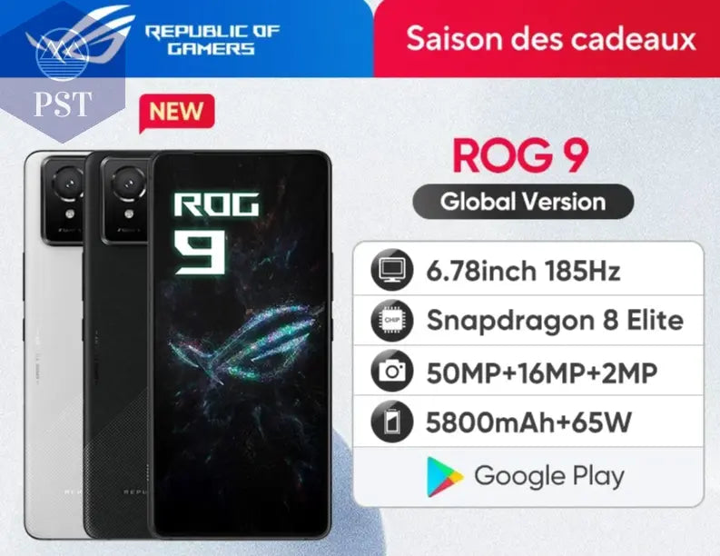 ASUS ROG Phone 9, Neues Offizielles Snapdragon 8-Flaggschiff Gaming Smartphone Mobile Phone Das Bald Kommt PST PS Tradings PST PS Tradings PST PS Tradings