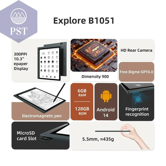 Bigme B1051 10.3'' E-Book Reader Android 14 e-book Tablet PST PS Tradings E-Book PST PS Tradings PST PS Tradings