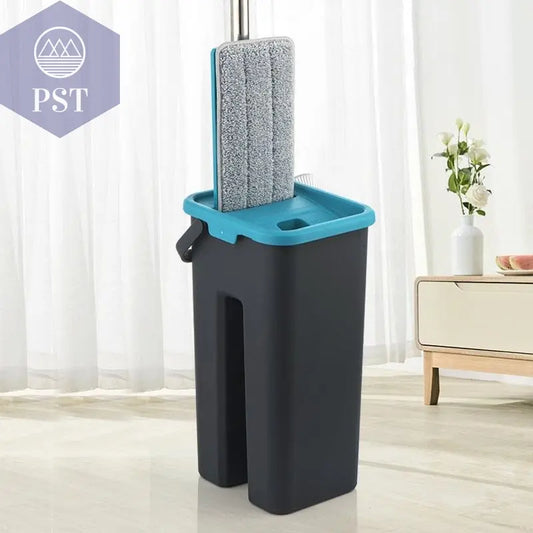Cleaning Flat Squeeze Mop and Bucket PST PS Tradings