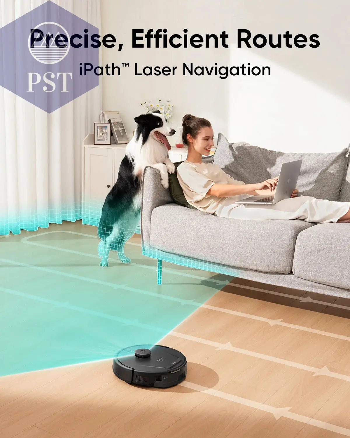 Eufy L60 Saugroboter Mit Wischfunktion Ultra Starke 5000Pa Saugkraft Ipath Laser-Navigation Gründliche Bodenreinigung PST PS Tradings PST PS Tradings PST PS Tradings