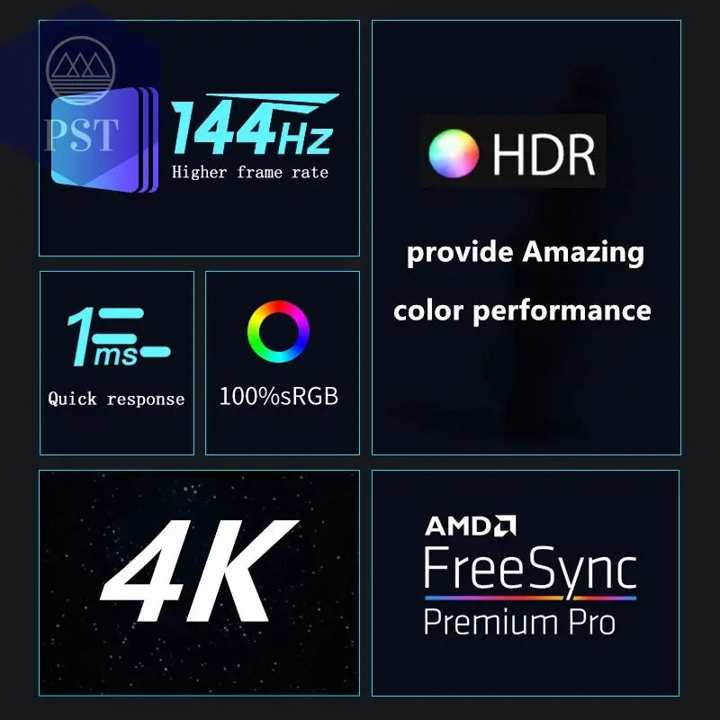 FYHXele 32Zoll 4K Monitor UHD Display 144Hz 4K 32 Zoll Gaming Monitor UHD LED Display Screen FreeSync G-Sync Technology 3840*2160 PST PS Tradings PST PS Tradings PST PS Tradings FYHXele 32Zoll 4K Monitor UHD Display 144Hz 4K 32 Zoll Gaming Monitor UHD LED Display Screen FreeSync G-Sync Technology 3840*2160