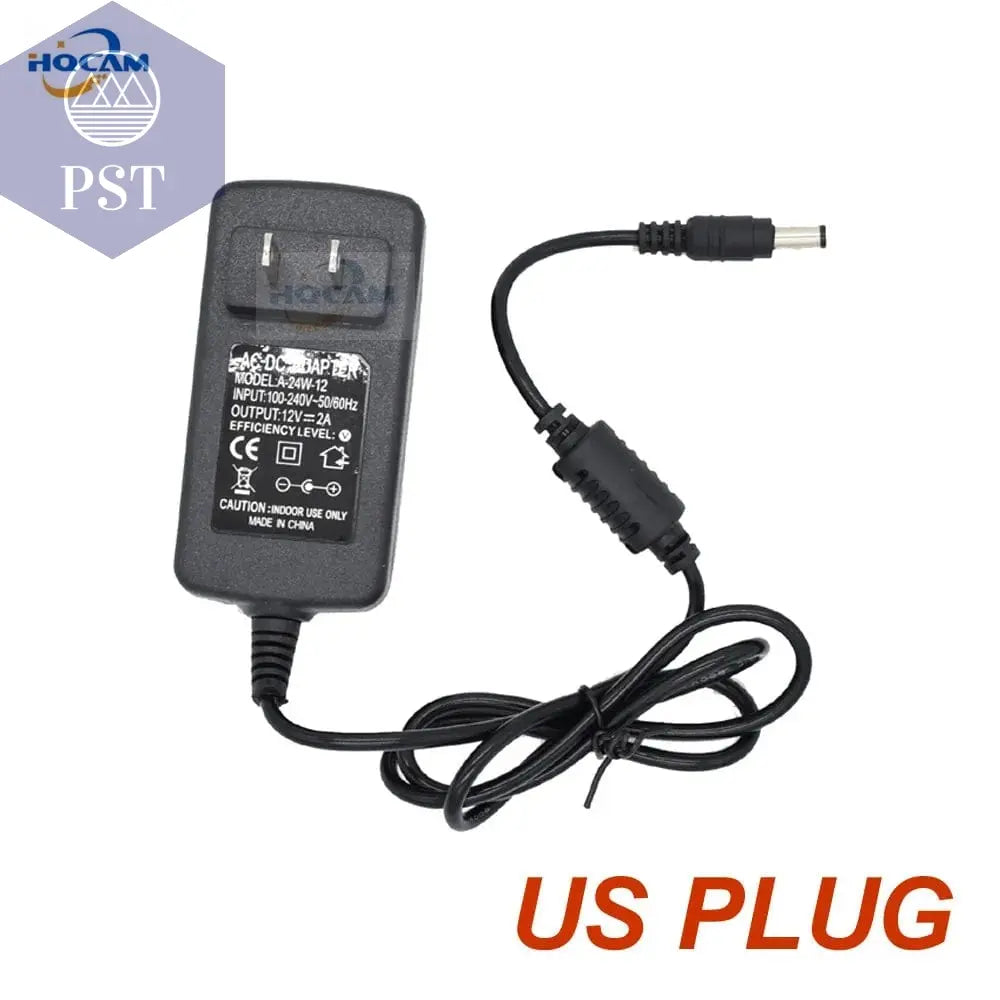 HQCAM Qualified AC 110-240V To DC 12V 2A Power Supply Adapter For CCTV,EU/US/UK/AU Plug PST PS Tradings PST PS Tradings PST PS Tradings HQCAM Qualified AC 110-240V To DC 12V 2A Power Supply Adapter For CCTV,EU/US/UK/AU Plug