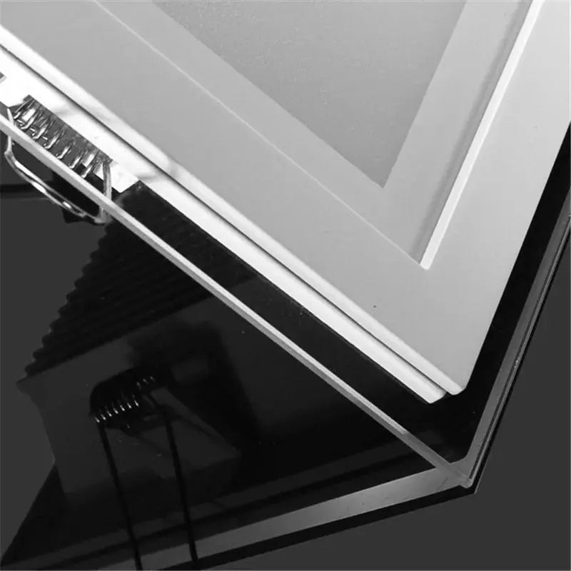 6W 9W 12W 18W 24W LED Panel Downlight Platz Glas Panel Lichter Decke Einbau Lampen LED Spot Licht AC85-265V Mit adapter PST PS Tradings