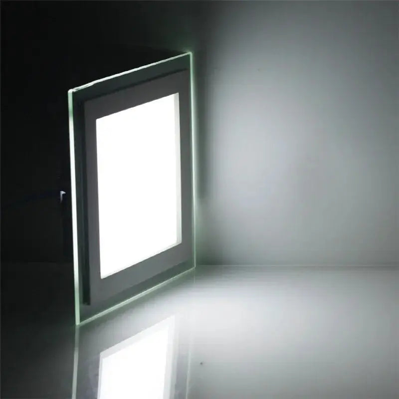 6W 9W 12W 18W 24W LED Panel Downlight Platz Glas Panel Lichter Decke Einbau Lampen LED Spot Licht AC85-265V Mit adapter PST PS Tradings
