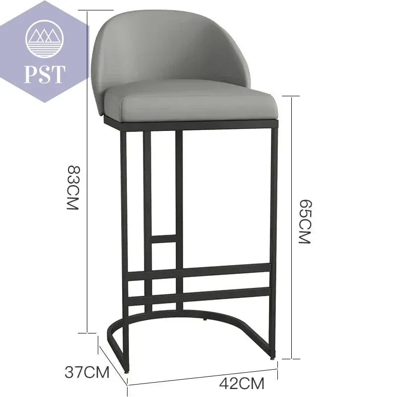 High Pink Akzent Barhocker Empfang minimalist ische Luxus Küche Theken hocker nordische ergonomische Cadeiras Bar Möbel PST PS Tradings