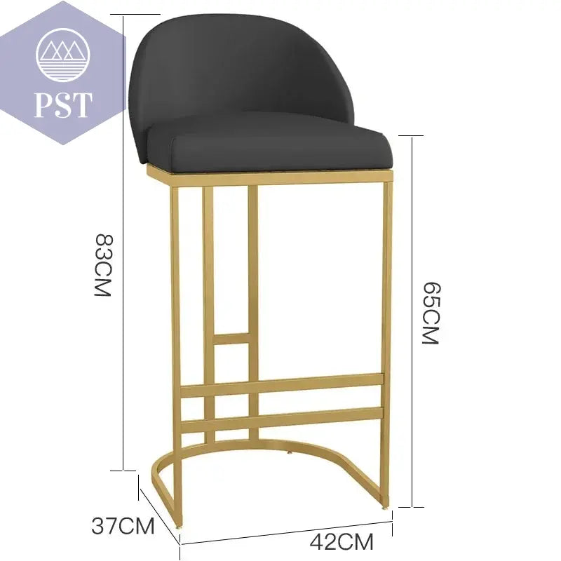 High Pink Akzent Barhocker Empfang minimalist ische Luxus Küche Theken hocker nordische ergonomische Cadeiras Bar Möbel PST PS Tradings