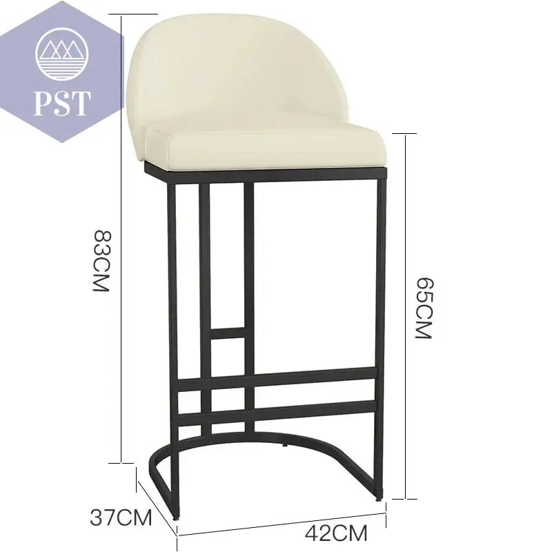 High Pink Akzent Barhocker Empfang minimalist ische Luxus Küche Theken hocker nordische ergonomische Cadeiras Bar Möbel PST PS Tradings