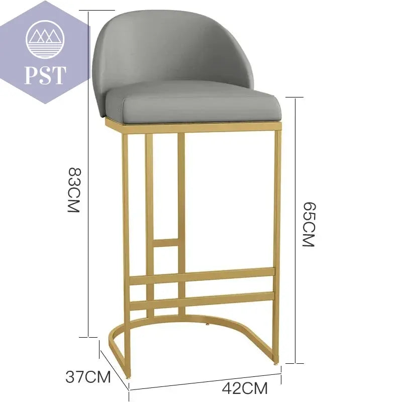 High Pink Akzent Barhocker Empfang minimalist ische Luxus Küche Theken hocker nordische ergonomische Cadeiras Bar Möbel PST PS Tradings