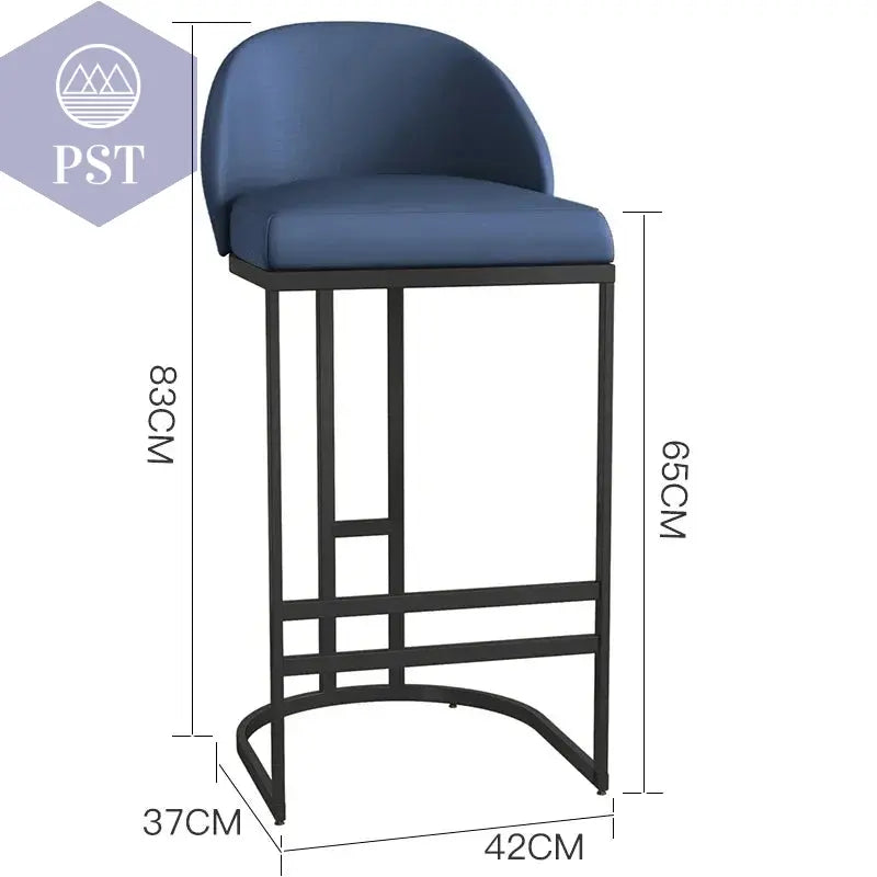 High Pink Akzent Barhocker Empfang minimalist ische Luxus Küche Theken hocker nordische ergonomische Cadeiras Bar Möbel PST PS Tradings