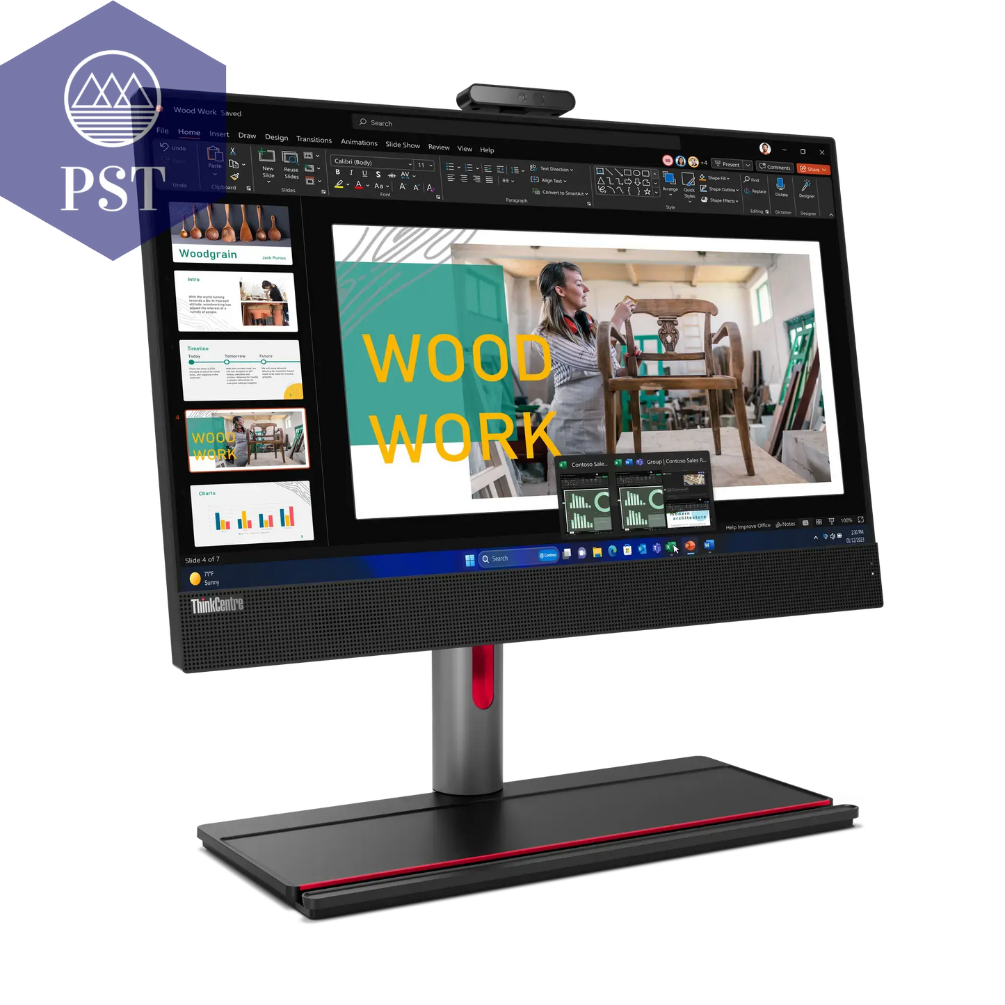 LENOVO ThinkCentre M90a G5 24 Zoll Intel Core i5-14500 23,8" FHD 16GB 512GB SSD W11P PST PS Tradings Computer PST PS Tradings PST PS Tradings