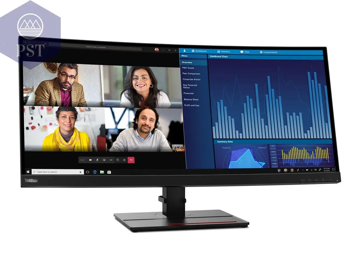 LENOVO ThinkVision P34w-20 86,36cm 34,14Zoll WQHD Ultra-Wide Curved Monitor HDMI PST PS Tradings Display Monitor PST PS Tradings PST PS Tradings