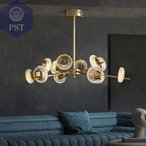 Modern 12-Light Modern Crystal Chandelier Elegant Lightning PST PS Tradings PST PS Tradings PST PS Tradings Modern 12-Light Modern Crystal Chandelier Elegant Lightning