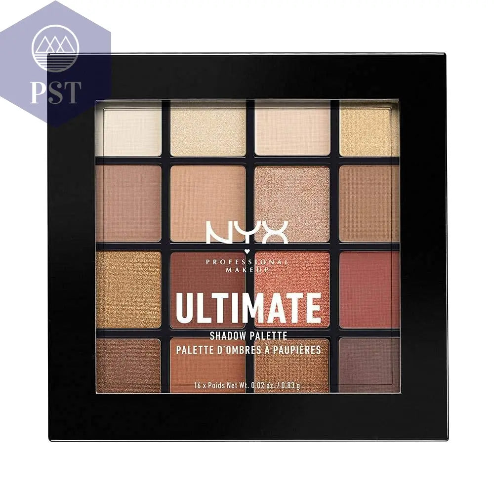 NYX Professional Makeup Lidschattenpalette Mit 16 Farbtönen, Intensives Und Langanhaltendes Finish, Vegane Formel Ohne Inhaltsstoffe Tierischen Ursprungs, Ultimate Shadow, Farbton: Warm Neutrals PST PS Tradings PST PS Tradings Warm-Neutrals PST PS Tradings NYX Professional Makeup Lidschattenpalette Mit 16 Farbtönen, Intensives Und Langanhaltendes Finish, Vegane Formel Ohne Inhaltsstoffe Tierischen Ursprungs, Ultimate Shadow, Farbton: Warm Neutrals