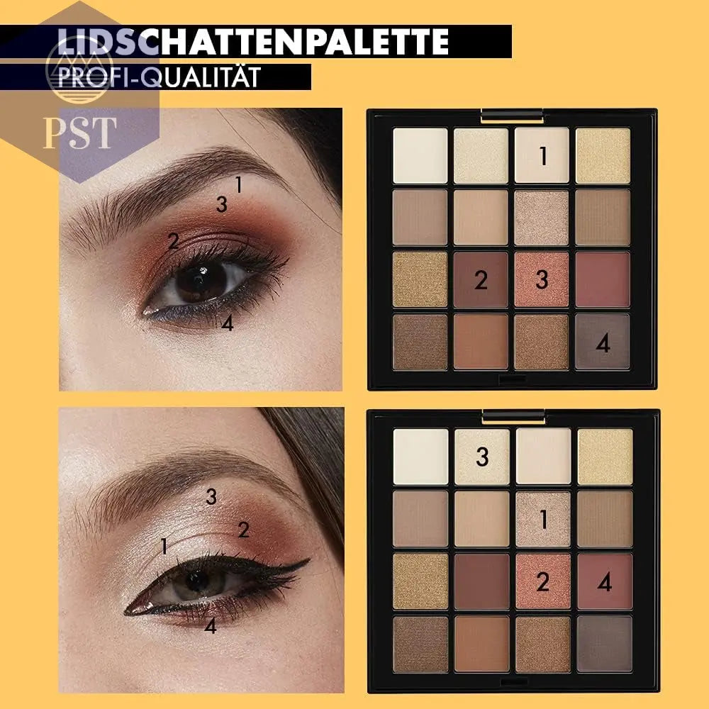 NYX Professional Makeup Lidschattenpalette Mit 16 Farbtönen, Intensives Und Langanhaltendes Finish, Vegane Formel Ohne Inhaltsstoffe Tierischen Ursprungs, Ultimate Shadow, Farbton: Warm Neutrals PST PS Tradings PST PS Tradings PST PS Tradings NYX Professional Makeup Lidschattenpalette Mit 16 Farbtönen, Intensives Und Langanhaltendes Finish, Vegane Formel Ohne Inhaltsstoffe Tierischen Ursprungs, Ultimate Shadow, Farbton: Warm Neutrals
