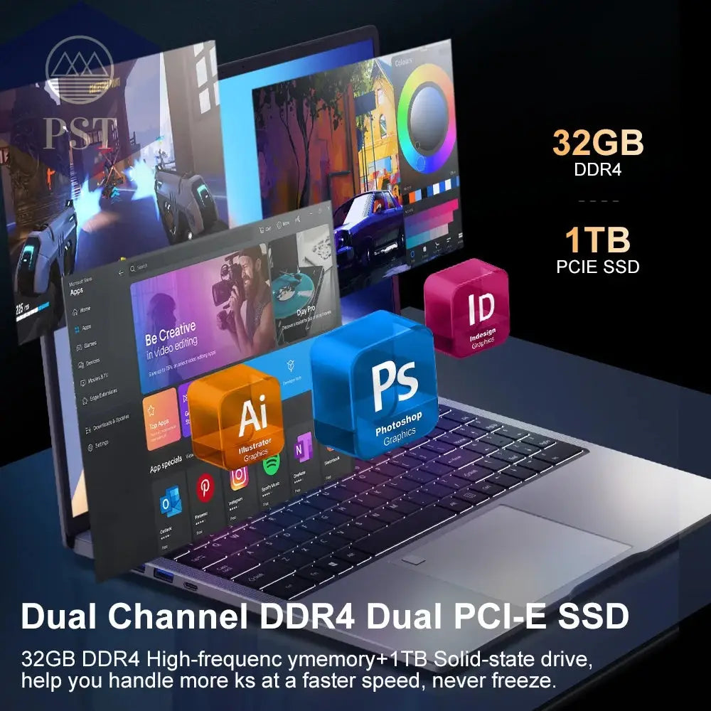 Ninkear N16 PRO Gaming-Laptop 13. Intel I7-13620H 16-Zoll 2,5K IPS 120Hz Computer 32 GB DDR4+1 TB SSD Wifi 6 Gesichtserkennung PST PS Tradings Ninkear N16 PRO Gaming-Laptop 13. Intel I7-13620H 16-Zoll 2,5K IPS 120Hz Computer 32 GB DDR4+1 TB SSD Wifi 6 Gesichtserkennung