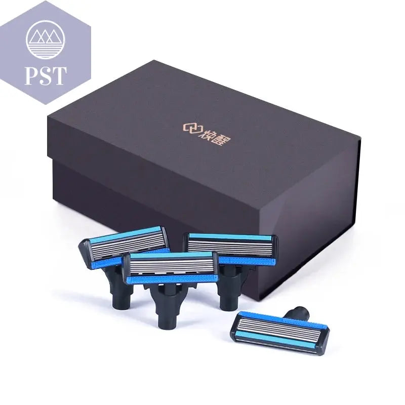 Original Youpin H600 Rasiermesser 6-schicht Deutschland Solingenn Klinge Manuelle Rasiermesser Magnetische Späne Austauschbare Rasierer für Männer Frauen PST PS Tradings