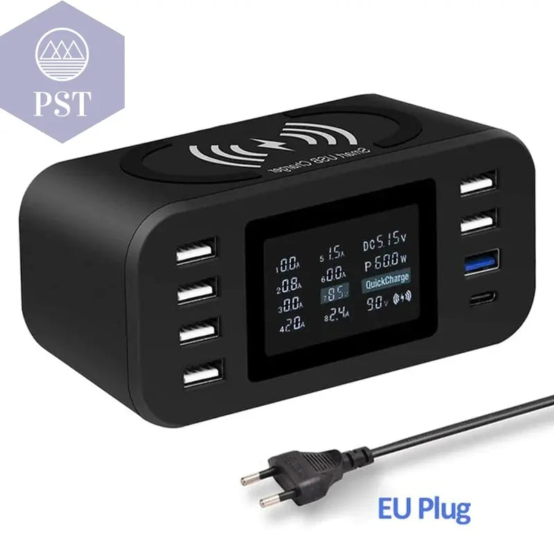 Qi Wireless Charger Quick Charge 3.0 Fast Charging Station 60W for Samsung S9 S8 Mi Nexus LG Sony Moto Nokia QC3.0 Power Adapter PST PS Tradings PST PS Tradings Eu-Black PST PS Tradings Qi Wireless Charger Quick Charge 3.0 Fast Charging Station 60W for Samsung S9 S8 Mi Nexus LG Sony Moto Nokia QC3.0 Power Adapter