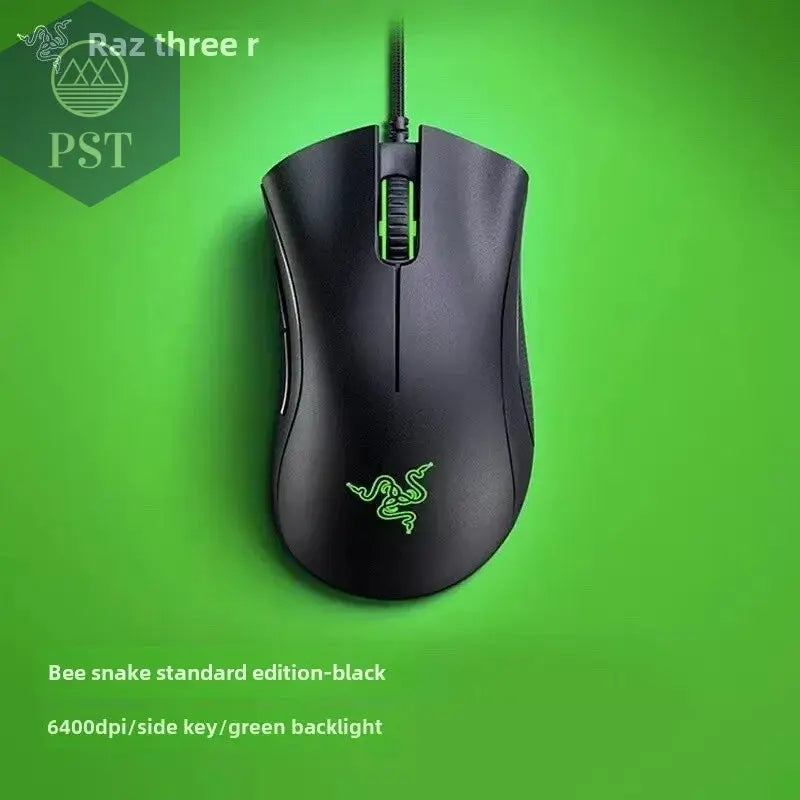 Razer Deathadder Essential Kabelgebundene Gaming Maus / Kabelgebundene Mäuse 6400 DPI 5 Unabhängige Tasten Für Laptop Gaming PC Computer Workstation PST PS Tradings PST PS Tradings PST PS Tradings