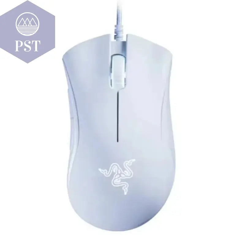 Razer Deathadder Essential Kabelgebundene Gaming Maus / Kabelgebundene Mäuse 6400 DPI 5 Unabhängige Tasten Für Laptop Gaming PC Computer Workstation PST PS Tradings PST PS Tradings White PST PS Tradings