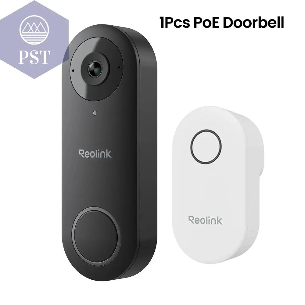 Reolink 2K+ Video-Türklingel, Smart Home, Video-Gegensprechanlage, Menschenerkennung, Unterstützt Alexa-Türklingel Mit Glockenspiel, WLAN Oder Poe-Optionen PST PS Tradings PST PS Tradings Poe-Doorbell-173_201447605-Us-Stecker-173_20144760 PST PS Tradings