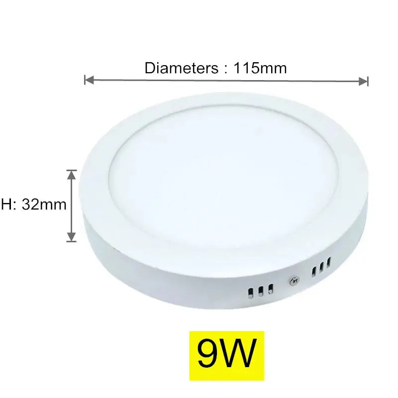 Oberfläche LED Quadratische Decken Licht 9W 15W 25W LED-Panel Licht Unten Licht mit fahrer AC85-265V AC110V/220V LED Innen Licht PST PS Tradings