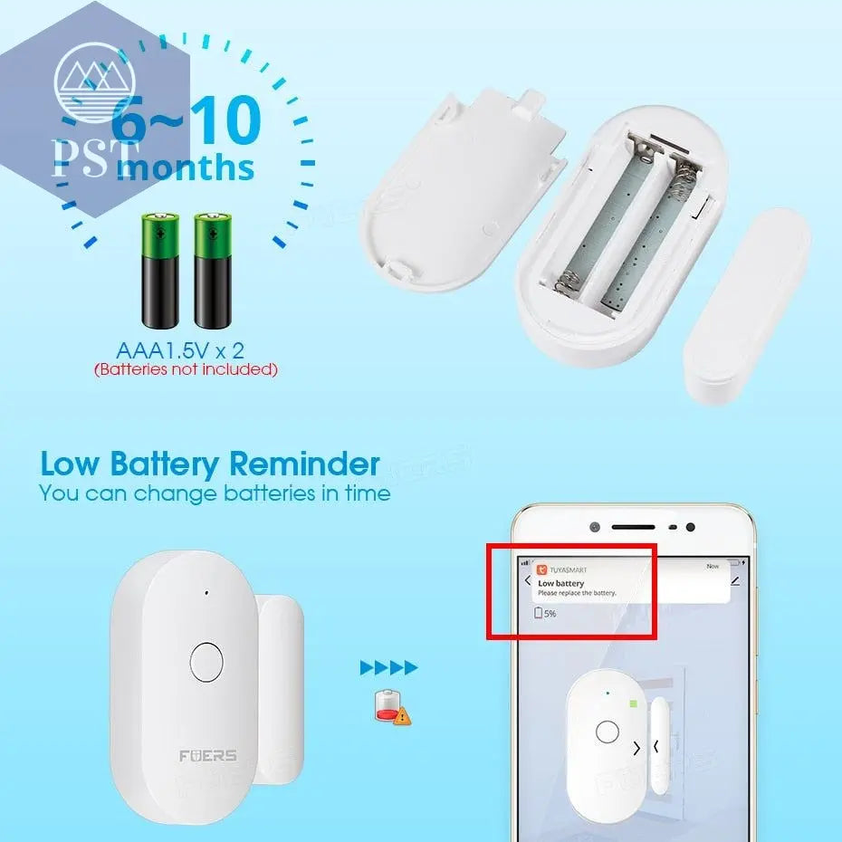 Smart WiFi Door Sensor PST PS Tradings