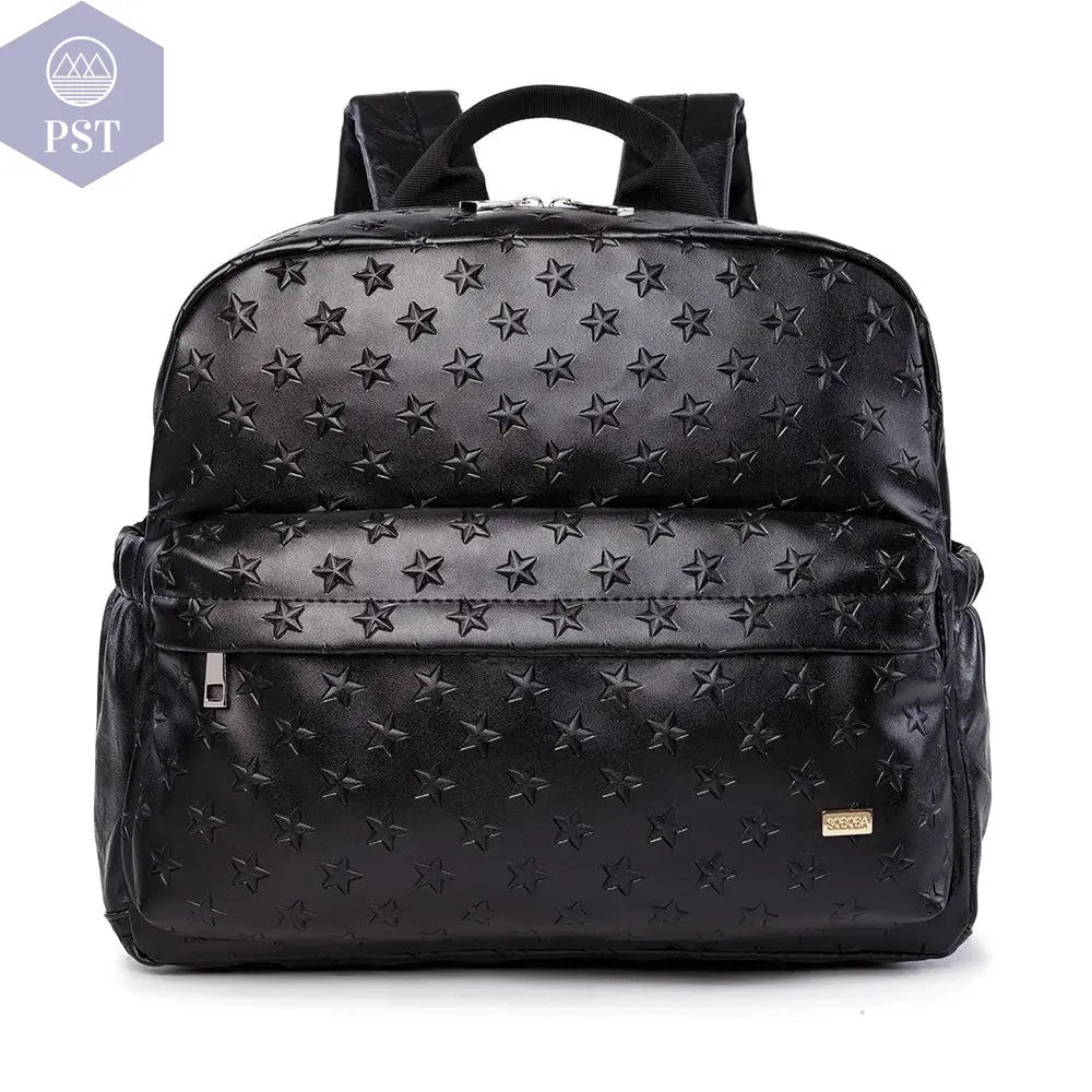 Soboba Diaper Bags for Mummy PU Waterproof Large Capacity Nappy Changing Bag Hanging on Stroller 3D Star Pattern Diaper Bag - PST PS Tradings