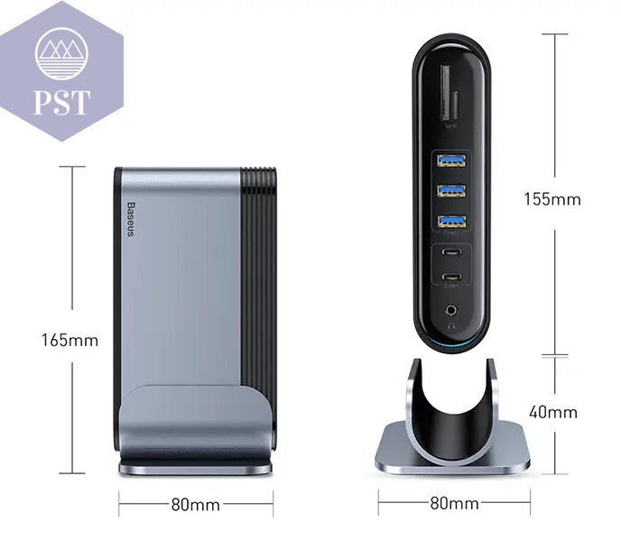 Workstation-Multi-Function-Type-C-Hub-Splitter-16-In-1-Multi-Interface-Docking-Station-With-Power-Supply-Computer-_-Office-Security-_-Protection-Video-Surveillance-CCTV-Accessories-Zubehör-001-PST-PS-Tradings