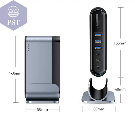 Workstation-Multi-Function-Type-C-Hub-Splitter-16-In-1-Multi-Interface-Docking-Station-With-Power-Supply-Computer-_-Office-Security-_-Protection-Video-Surveillance-CCTV-Accessories-Zubehör-001-PST-PS-Tradings