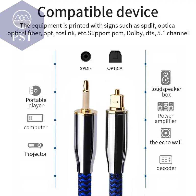 Yytcg digitales optisches Audio kabel toslink Kabel Glasfaser-Audio kabel Lautsprecher kabel Sound bar Verstärker Subwoofer für TV-Box ps4 PST PS Tradings