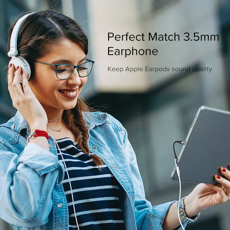 MFi Lightning to 3.5 mm Jack AUX Cable for iPhone PST PS Tradings