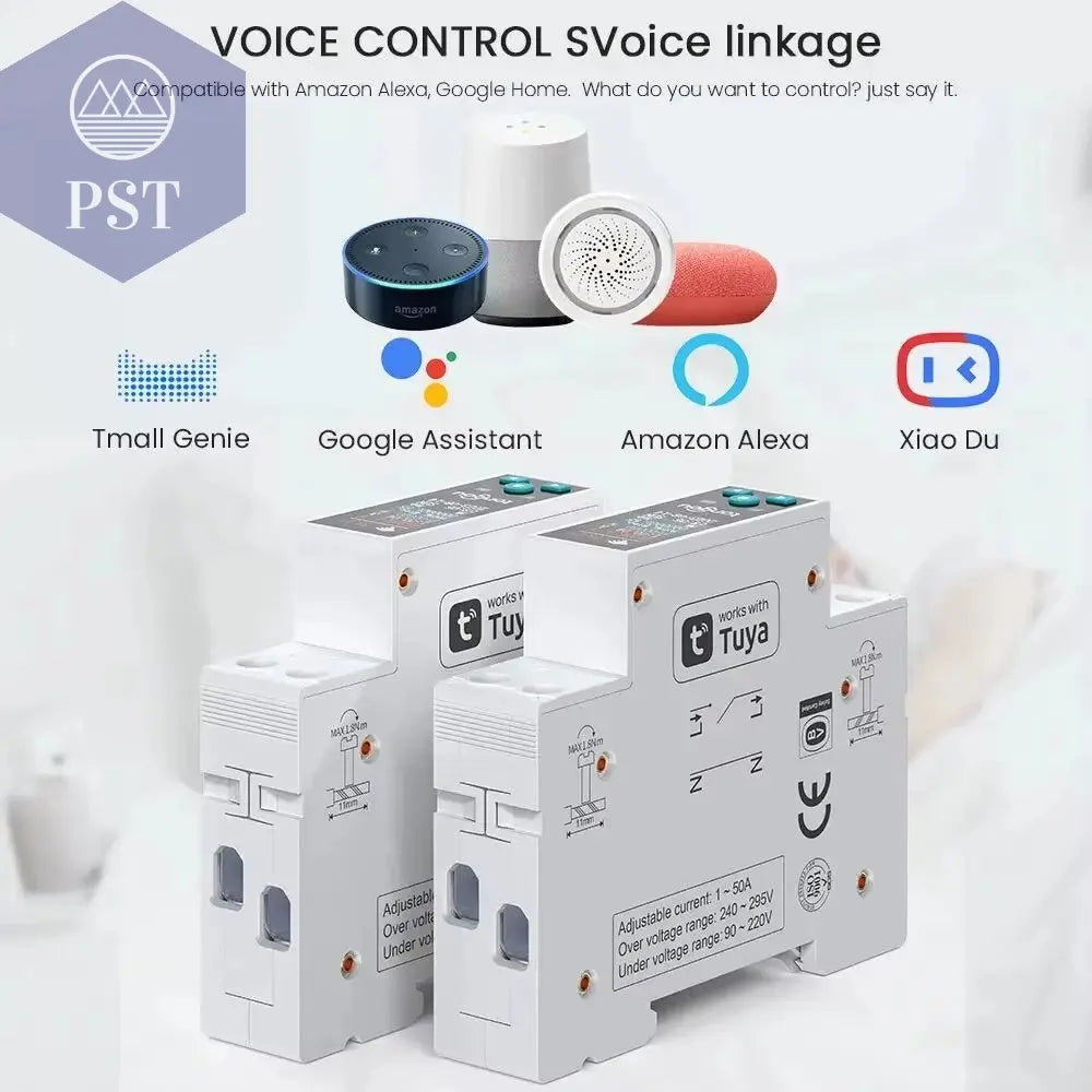 1P 50A Tuya WIFI Smart Switch Leistungsschalter LED Energie Meter Kwh Power Metering Timer Relais Fernbedienung Smart Leben APP PST PS Tradings  PST PS Tradings  PST PS Tradings 1P 50A Tuya WIFI Smart Switch Leistungsschalter LED Energie Meter Kwh Power Metering Timer Relais Fernbedienung Smart Leben APP