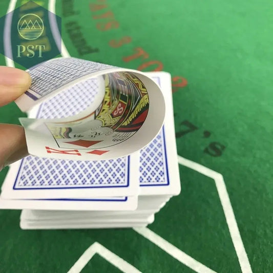 2 PCS/Lot Baccarat Texas Hold'em Plastic Playing Cards wear-resistant Waterproof Poker Card Board Bridge Poker Game Yernea - PST PS Tradings