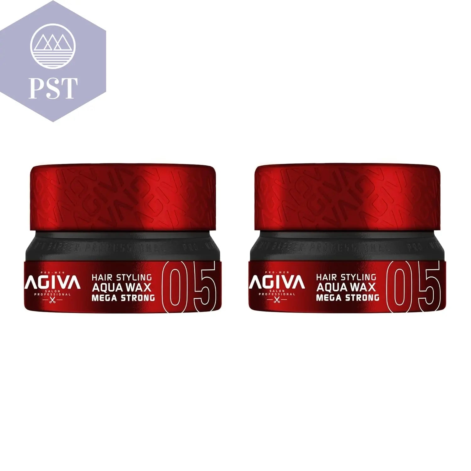 2 X Agiva Hair Styling Aqua Wax Mega Strong 05 - Red 155ML PST PS Tradings  PST PS Tradings Default-Title PST PS Tradings 2 X Agiva Hair Styling Aqua Wax Mega Strong 05 - Red 155ML
