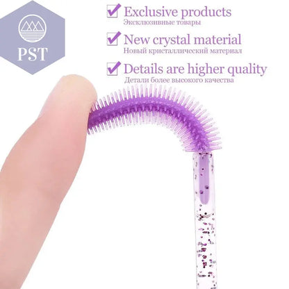 25/50pcs Disposable Eyelash Brush Eyelashes Extension Tools Silicone Gel Material Eyebrow Brushes Mascara Wands Applicator Women       PST PS Tradings