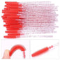 25/50pcs Disposable Eyelash Brush Eyelashes Extension Tools Silicone Gel Material Eyebrow Brushes Mascara Wands Applicator Women       PST PS Tradings