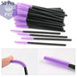 25/50pcs Disposable Eyelash Brush Eyelashes Extension Tools Silicone Gel Material Eyebrow Brushes Mascara Wands Applicator Women       PST PS Tradings