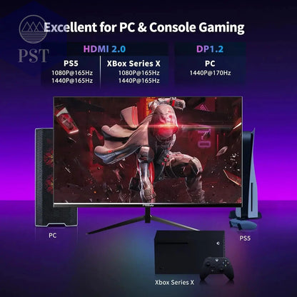 27 Zoll Gaming Monitor 2K Display 170Hz IPS 1ms HDR400 PST PS Tradings Monitor PST PS Tradings  PST PS Tradings