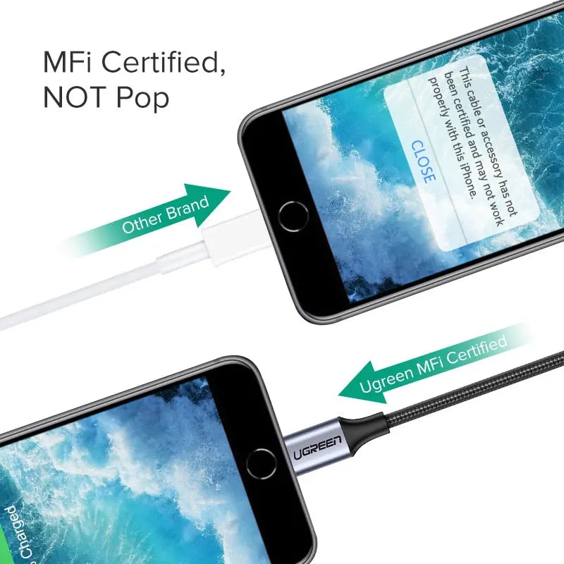MFi Lightning to 3.5 mm Jack AUX Cable for iPhone       PST PS Tradings