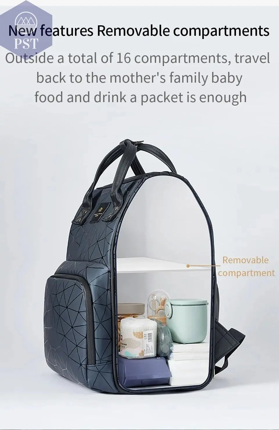 AIBEDILA Mommy Bag Waterproof USB Large-capacity Baby Backpack Female Mommy Outting Bag Mummy Bag Baby Bags for Mom Diaper Nappy - PST PS Tradings