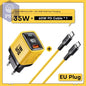 Asome Tech 35W Gan Ladegerät Led Display Qc 3,0 30W 25W Pd Pps Schnell Ladung Usb Typ C Ladegerät Für Iphone 14 Pro Samsung S23 Xiaomi      Eu-Plug-With-Cable PST PS Tradings
