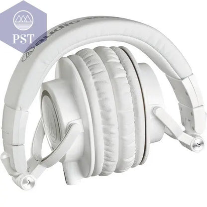 Audio-Technica ATH-M50x Closed-Back Monitor Headphones (White) + Condenser Mic PST PS Tradings  PST PS Tradings  PST PS Tradings Audio-Technica ATH-M50x Closed-Back Monitor Headphones (White) + Condenser Mic