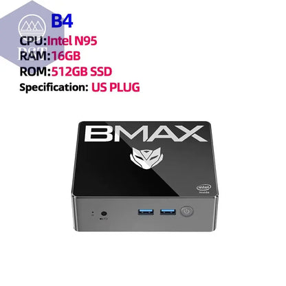 B4 Mini PC Windows 11 PC Intel N95 16GB DDR4 512GB SSD 4 Cores 4K 60HZ Linux Intel UHD Graphics HDMI M.2 SATA 2280 USB PST PS Tradings Computers PST PS Tradings B4-Us-Plug PST PS Tradings B4 Mini PC Windows 11 PC Intel N95 16GB DDR4 512GB SSD 4 Cores 4K 60HZ Linux Intel UHD Graphics HDMI M.2 SATA 2280 USB Computers