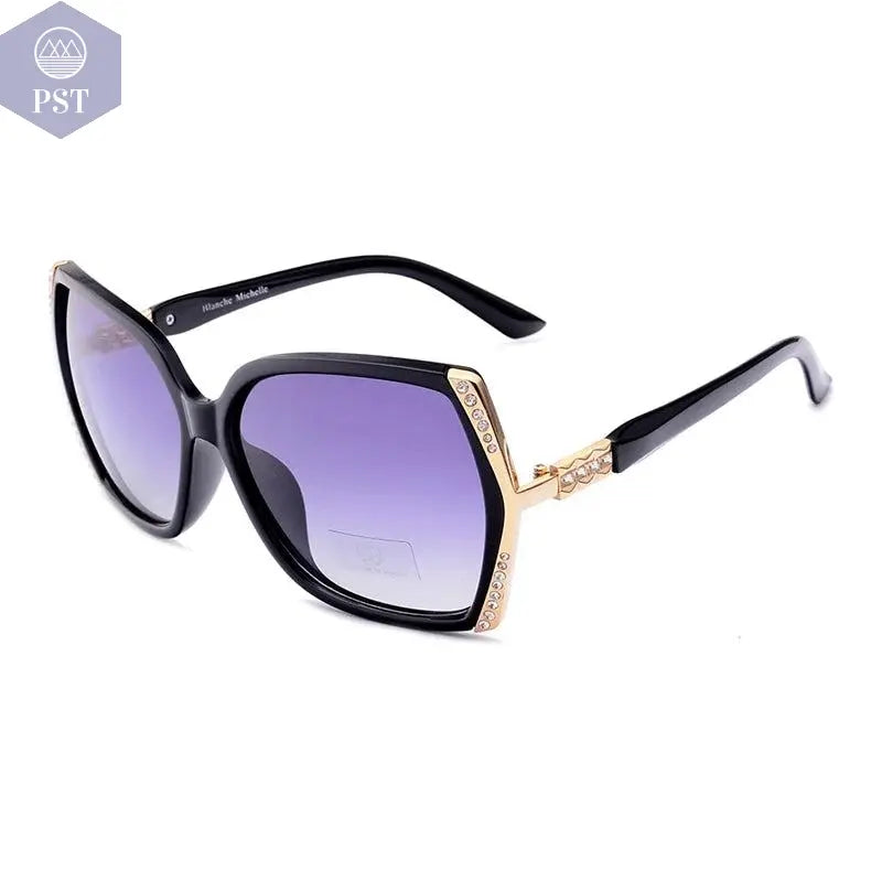 Blanche Michelle High Quality Oversized Polarized Sunglasses Women UV400 oculos de sol Gradient Driving Sun Glasses With Box       PST PS Tradings
